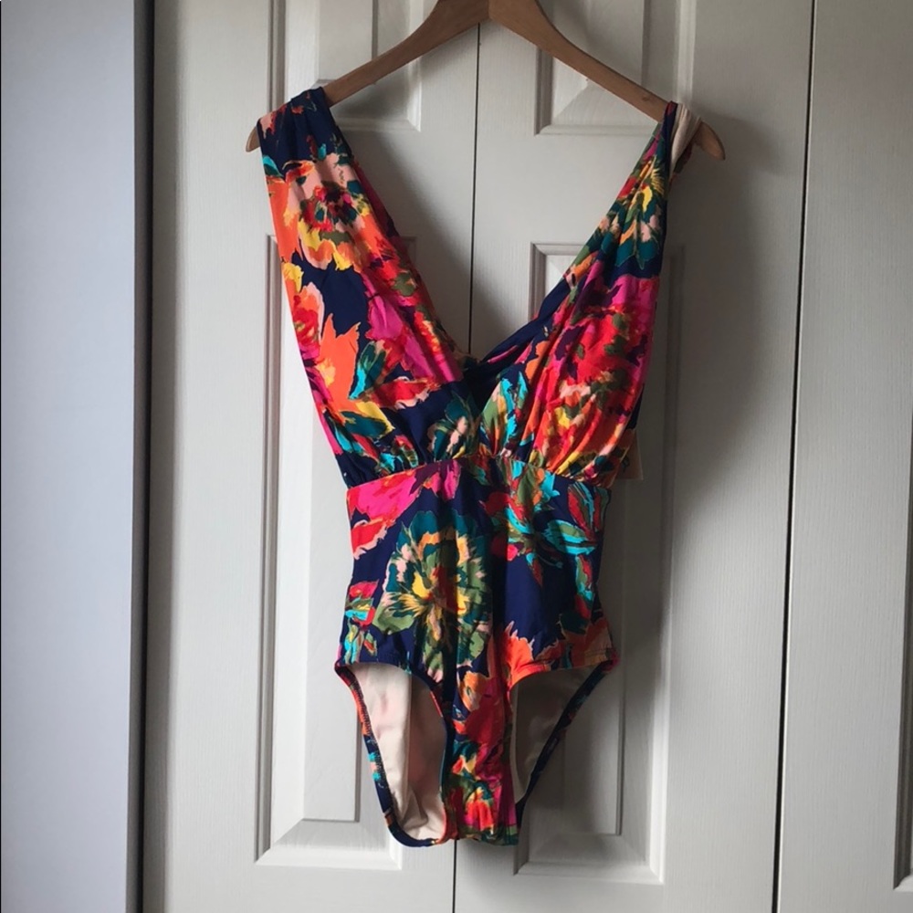 Sea Angel Floral plunge one piece